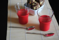 Copos de café com base em silicone Vermelhos